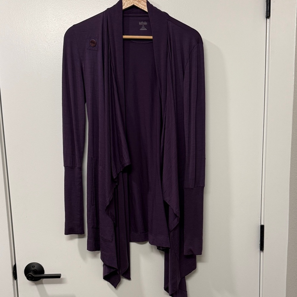 Icebreaker Women's Purple Cardigan
